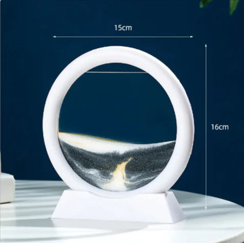 Round Quicksand Motion Art Decor