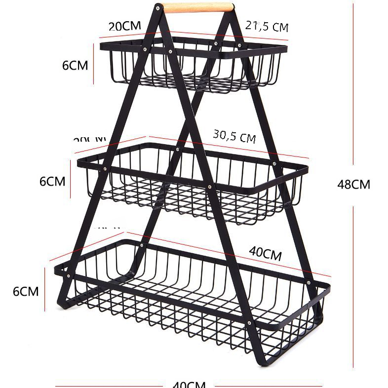 Nordic Iron Fruit Basket