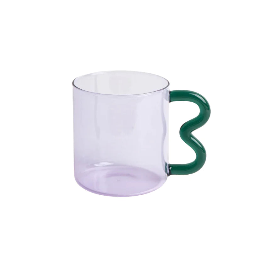 Colored Glass Art Mug