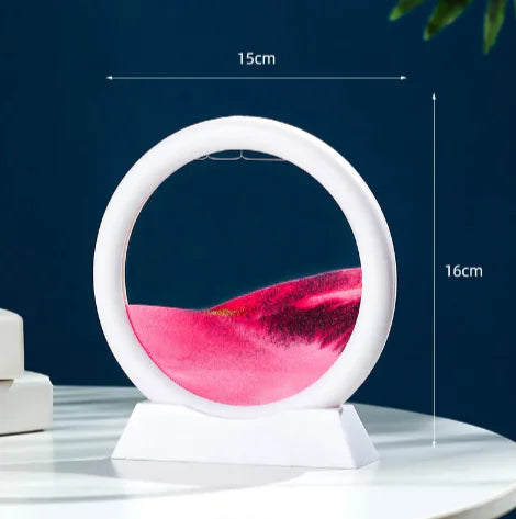 Round Quicksand Motion Art Decor