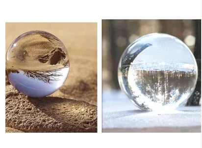 Crystal Ball Decor - Transparent Glass Feng Shui Item