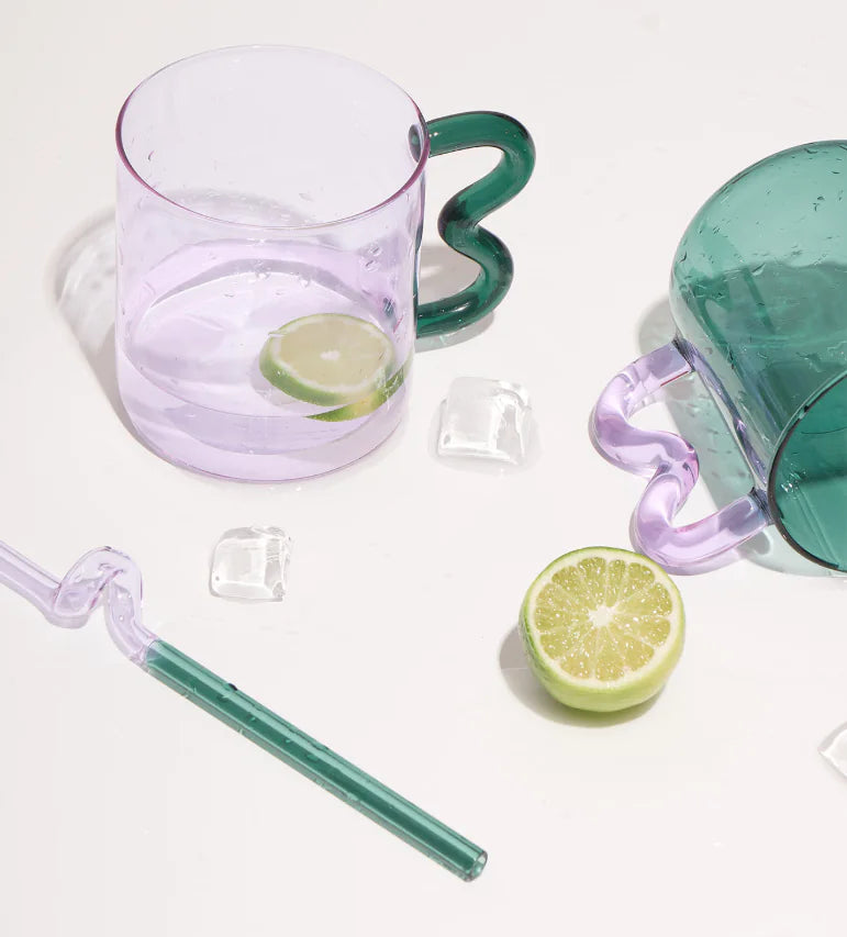 Colored Glass Art Mug