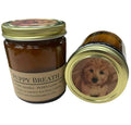 Prairie Fire Candles Scented Soy Wax Candle (8.0 oz) 50-60 Hour Burn Time Cotton Wick Amber Glass Jar Grown and Made in USA - Puppy Breath