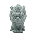 Feng Shui Ornaments Fish Tank Foo Dogs Bonsai Aquarium Fish Tank Statue Asian Oriental Aquarium Statues Qi Lin Figurines for Garden Fish Tank Bonsai Decoration Desktop Attract Wealth and Luck (L)