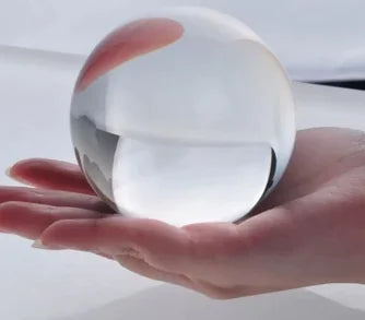 Crystal Ball Decor - Transparent Glass Feng Shui Item