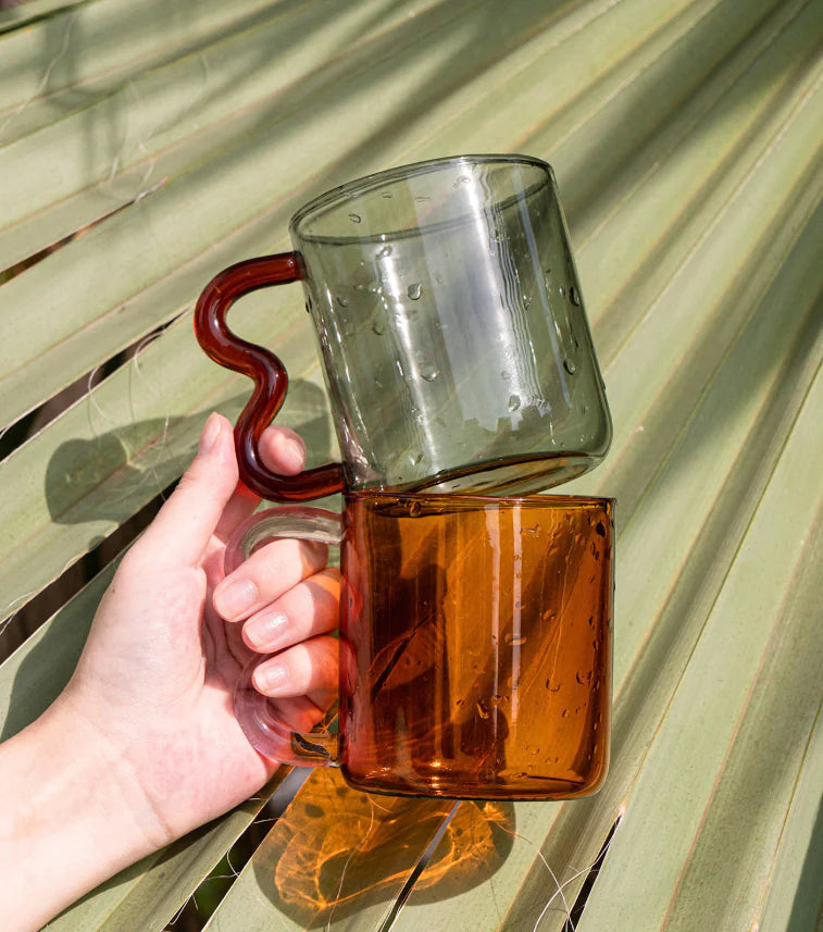 Colored Glass Art Mug