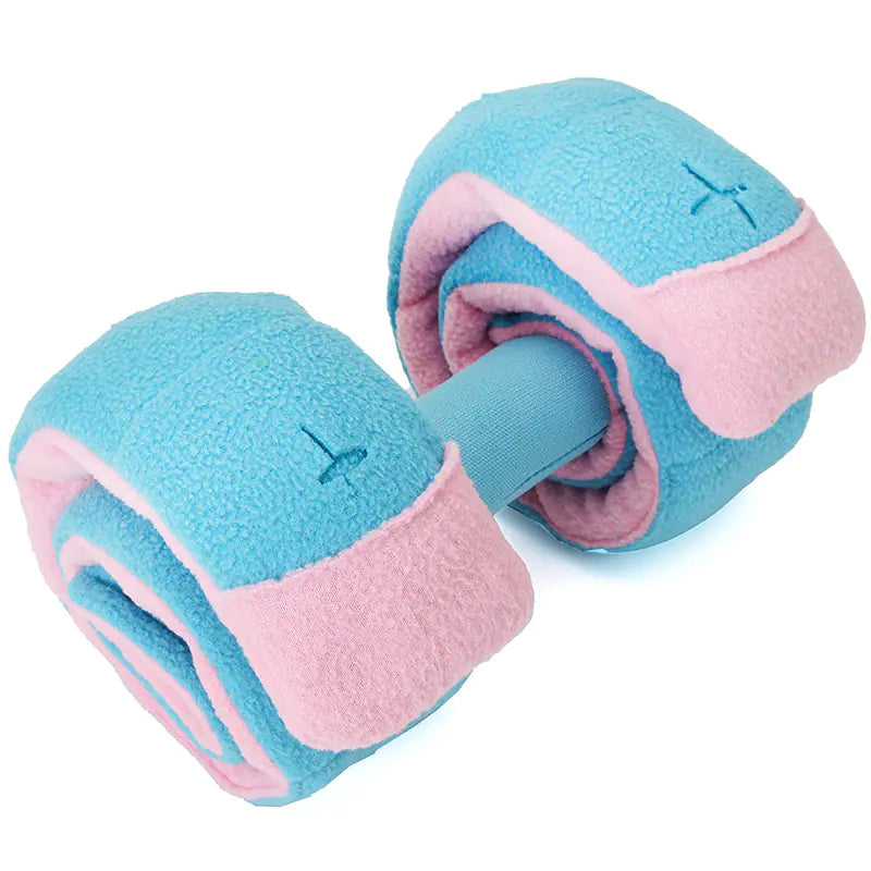 Short Pet Dog Dumbbell Toy for Interactive Play
