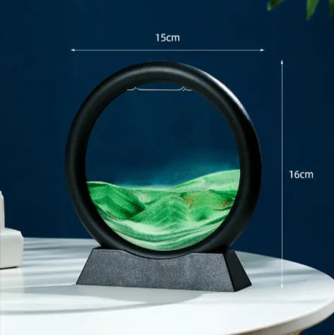 Round Quicksand Motion Art Decor