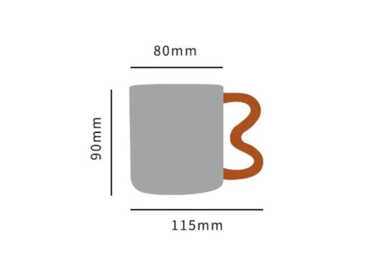 Colored Glass Art Mug