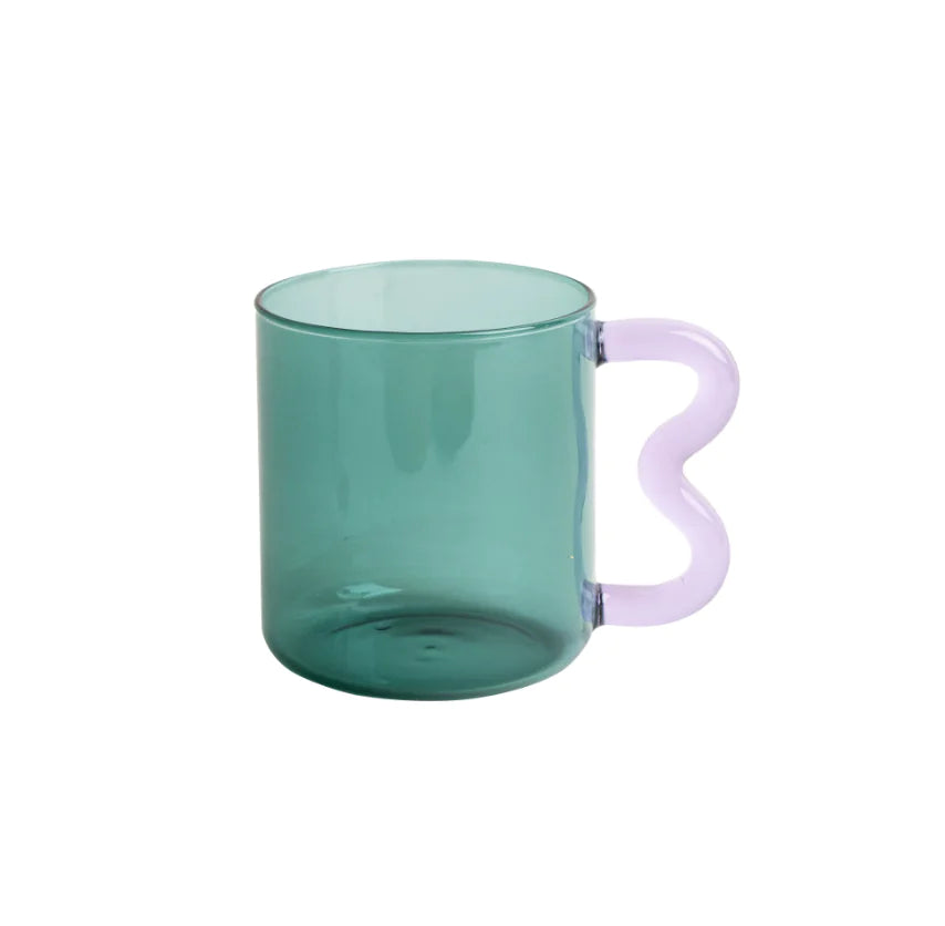 Colored Glass Art Mug