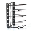Multi-Layer Kitchen Floor Storage Rack for Pots and Boards