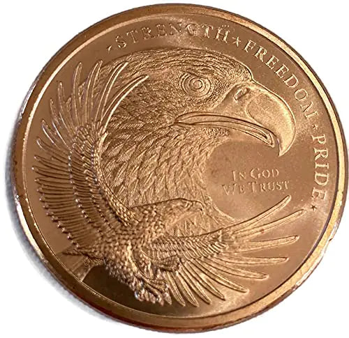 American Eagle Copper Round - 1 oz 0.999% Fine Copper Coin - Collectors Edition